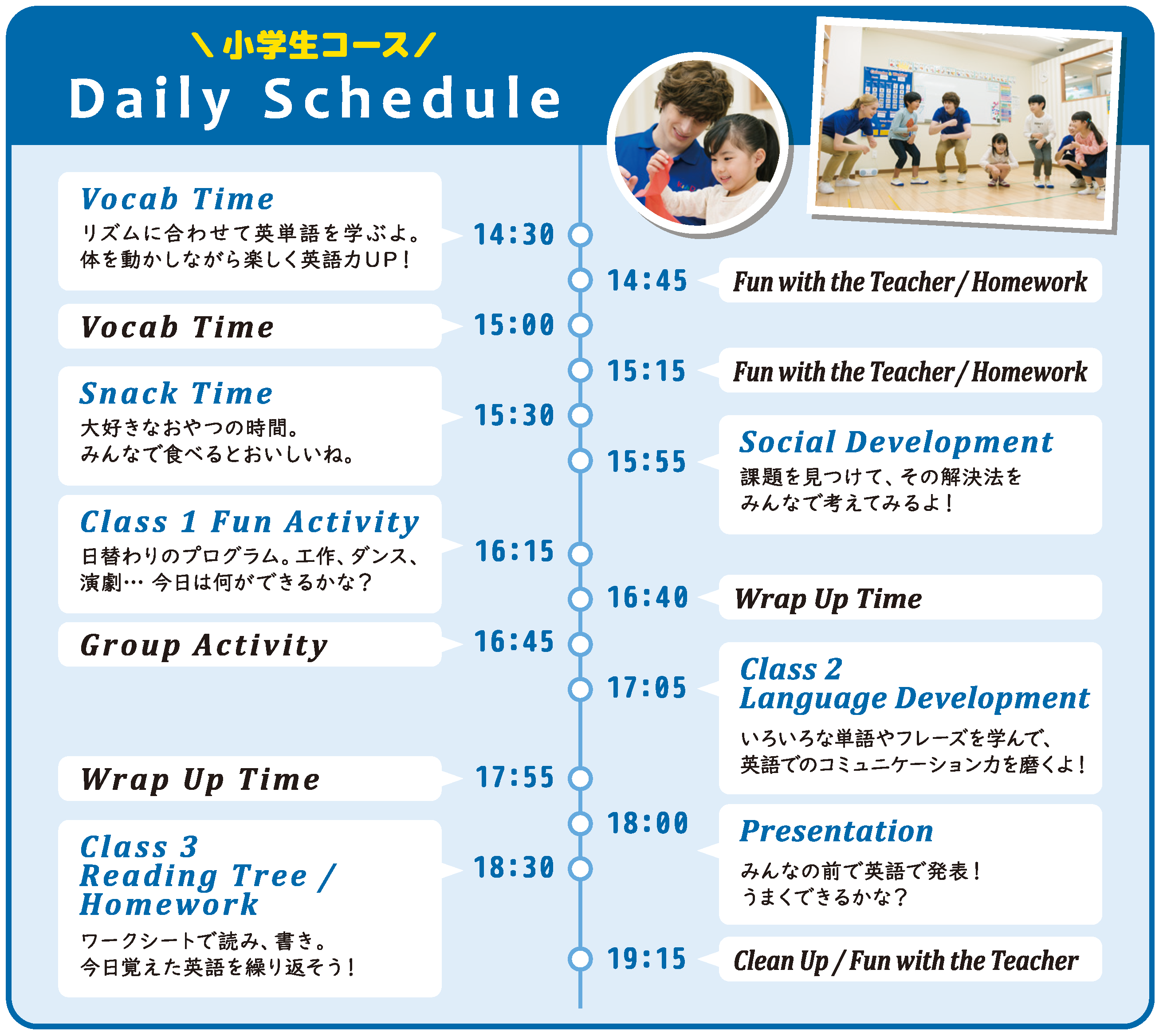 Kids Duo 1日の過ごし方