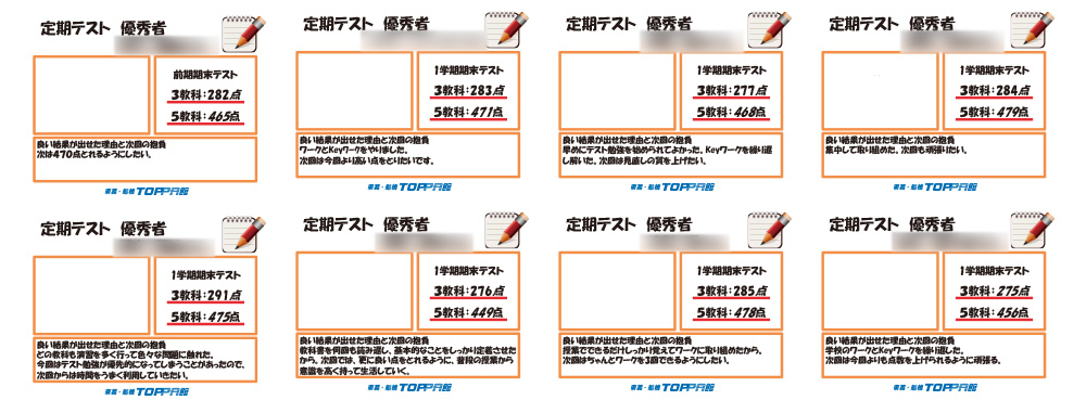 定期テスト優秀者表彰